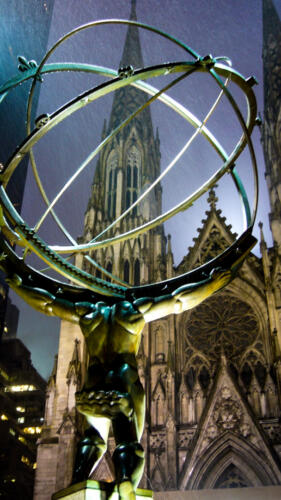 Atlas in the shadow of St. Patrick's Cathedral 2